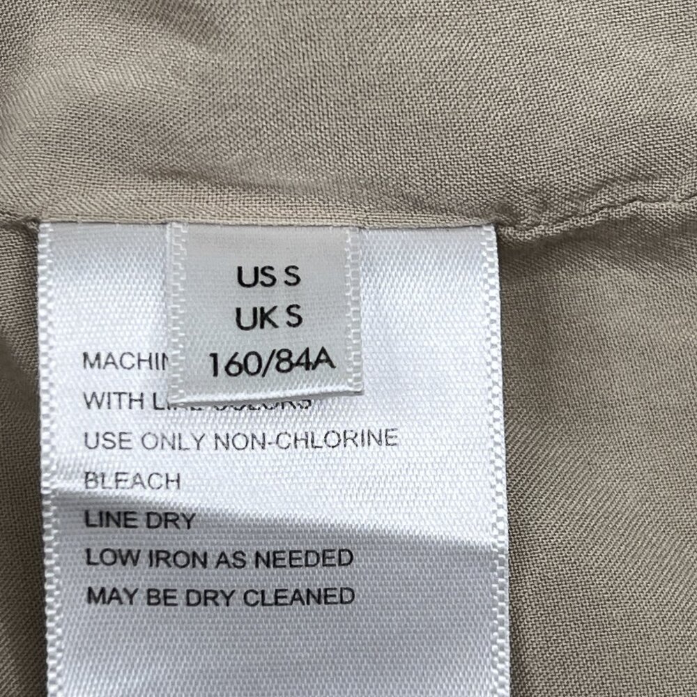Urban Outfitters Sweet on You Linen-Blend Mini Dress Back Cutout Size S -‎ NWOT - Picture 8 of 10